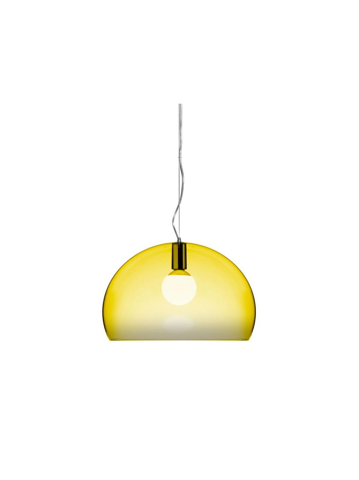 Fl/y-riippuvalaisin keltainen ø 52 cm