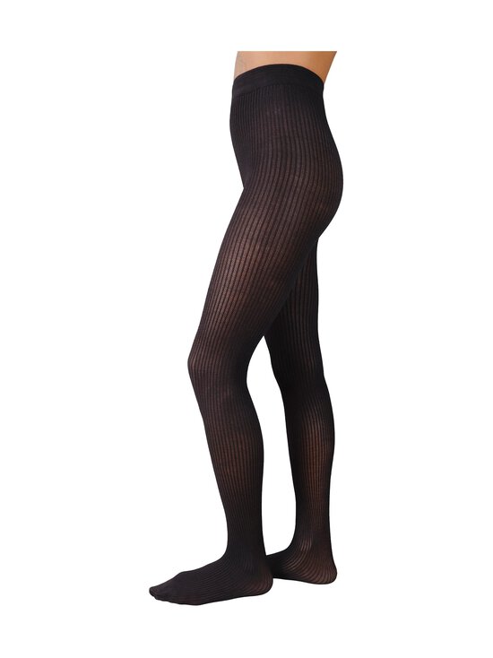Swedish Stockings - Zoe Ribbed -sukkahousut - 001 BLACK | Stockmann - photo 1