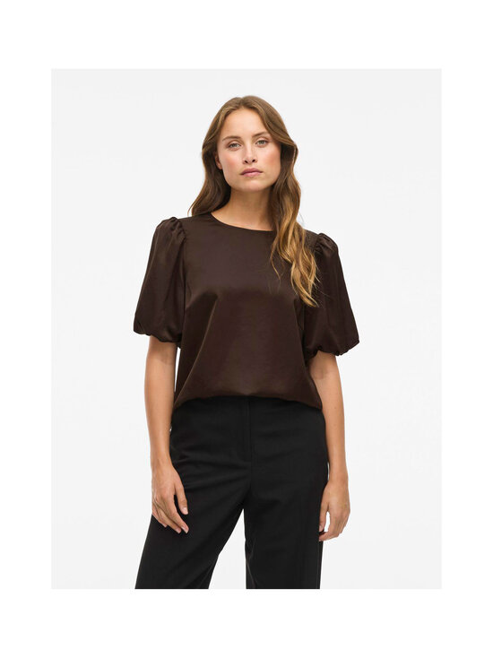 Vila - Viellette 2/4 Puff -satiinipaita - COFFEE BEAN | Stockmann - photo 3