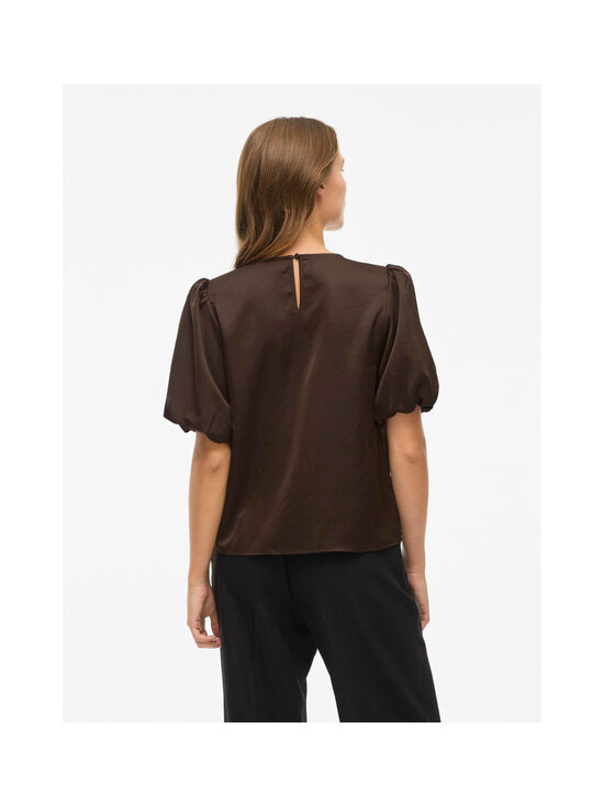 Vila - Viellette 2/4 Puff -satiinipaita - COFFEE BEAN | Stockmann - photo 4
