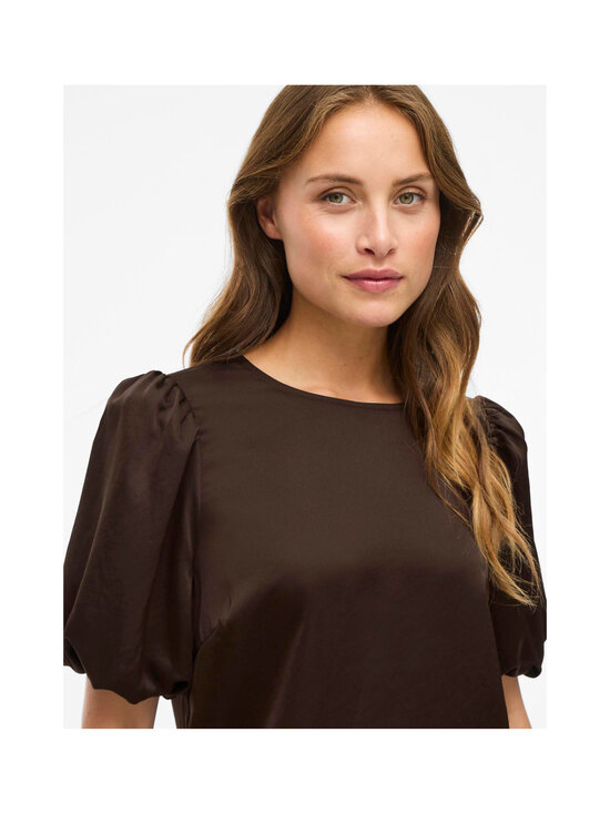 Vila - Viellette 2/4 Puff -satiinipaita - COFFEE BEAN | Stockmann - photo 7