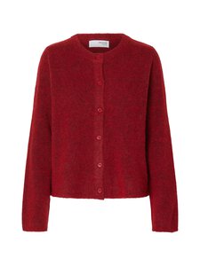 Selected - SlfLulu-neuletakki - EQUESTRIAN RED DETAIL:MELANGE | Stockmann