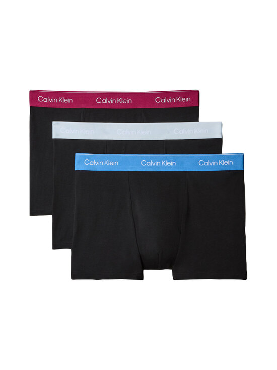 Calvin Klein Underwear - Relaxed Dart Boxer Briefs -alushousut 3-pack - 4M5 BLACK BODIES W/ POSEIDON BLUE/PLEIN | Stockmann - photo 1