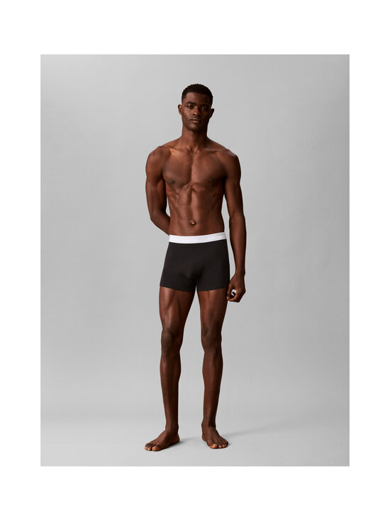 Calvin Klein Underwear - Relaxed Dart Boxer Briefs -alushousut 3-pack - 4M5 BLACK BODIES W/ POSEIDON BLUE/PLEIN | Stockmann - photo 2