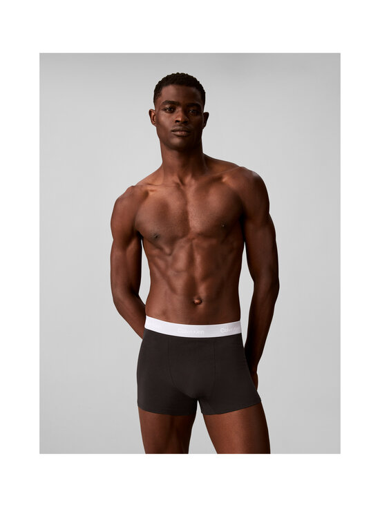 Calvin Klein Underwear - Relaxed Dart Boxer Briefs -alushousut 3-pack - 4M5 BLACK BODIES W/ POSEIDON BLUE/PLEIN | Stockmann - photo 3