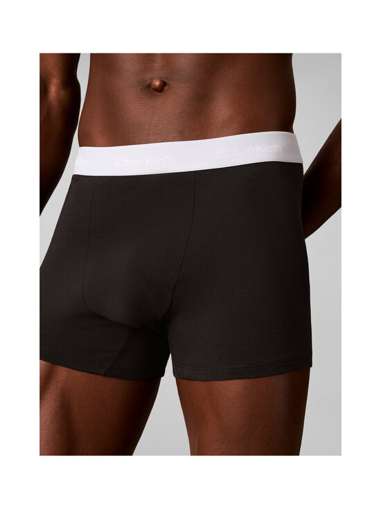 Calvin Klein Underwear - Relaxed Dart Boxer Briefs -alushousut 3-pack - 4M5 BLACK BODIES W/ POSEIDON BLUE/PLEIN | Stockmann - photo 5