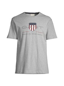 GANT - Archive Shield t‑krekls - 93 GREY MELANGE | Stockmann