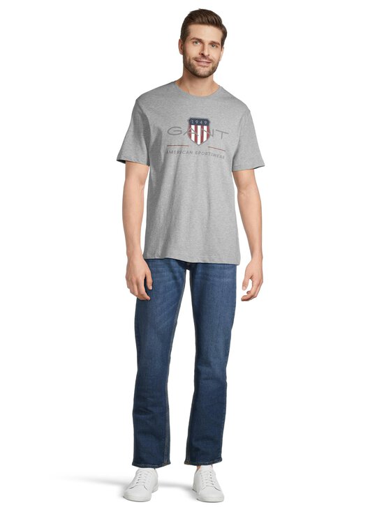 GANT - Archive Shield t‑krekls - 93 GREY MELANGE | Stockmann - photo 2