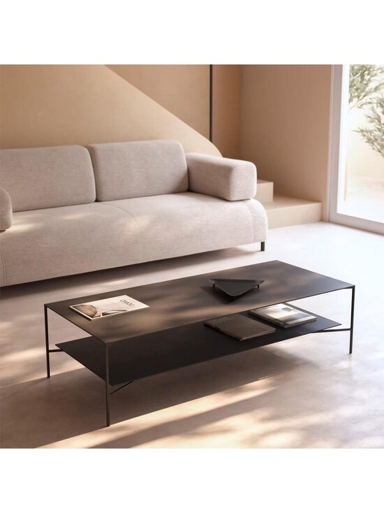 Kave Home - Azisi-sohvapöytä musta 140 x 60 cm - BLACK | Stockmann - photo 4