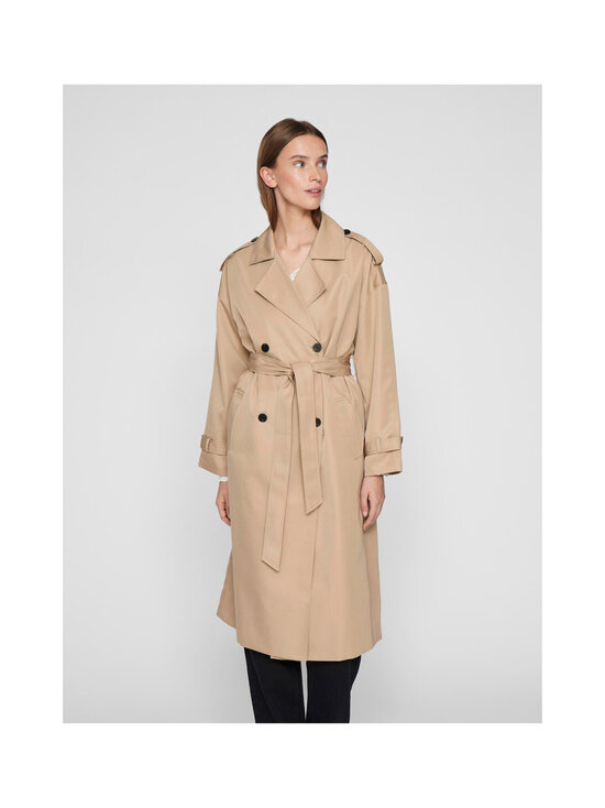 Vila - ViAddison- pitkä trenssitakki - SAVANNAH TAN | Stockmann - photo 6