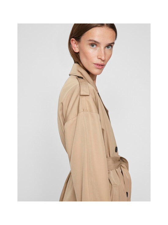 Vila - ViAddison- pitkä trenssitakki - SAVANNAH TAN | Stockmann - photo 8