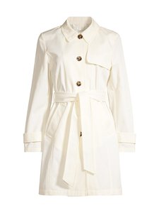 Emme Marella - Emmopera Short -trenssitakki - 001 WOOL WHITE | Stockmann