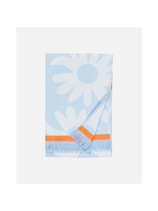 Marimekko - Rakastaa ei rakasta vannas dvielis - 520 LT.BLUE, OFF WHITE, ORANGE - photo 2 Marimekko - Rakastaa ei rakasta vannas dvielis - 520 LT.BLUE, OFF WHITE, ORANGE | Stockmann - photo 2
