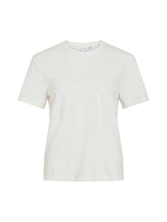 Vila - ViSybil Lace T-krekls - SNOW WHITE | Stockmann - photo 1