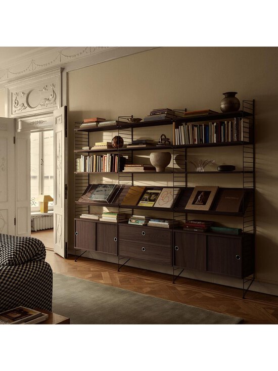 String Furniture - String System -lipasto tumma tammi 78 x 30 cm - BROWN | Stockmann - photo 5