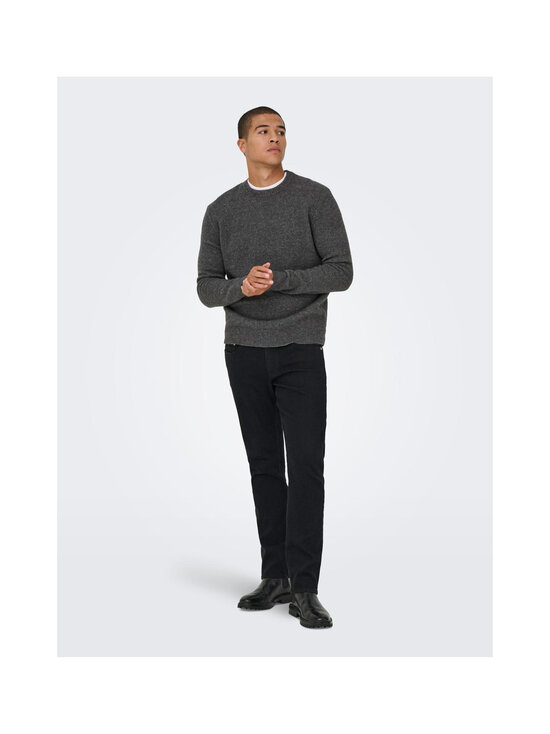 Only & Sons - OnsRay Regular -neule - DARK GREY MELANGE | Stockmann - photo 3