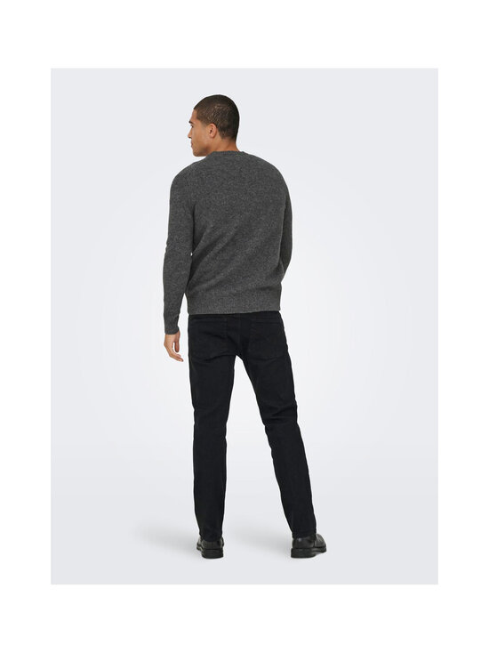 Only & Sons - OnsRay Regular -neule - DARK GREY MELANGE | Stockmann - photo 4