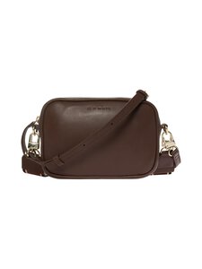A+more - Jemaima Crossbody Camera -nahkalaukku - DARK BROWN | Stockmann