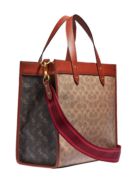 Coach - Field Tote In Signature Canvas With Horse And Carriage Print -laukku - B4SI0 B4/TAN TRUFFLE RUST - photo 2 Coach - Field Tote In Signature Canvas With Horse And Carriage Print -laukku - B4SI0 B4/TAN TRUFFLE RUST | Stockmann - photo 2
