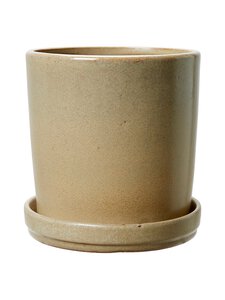 Wikholm Form - Alma -ruukku ja aluslautanen 16 x 16 cm - BEIGE MELANGE | Stockmann
