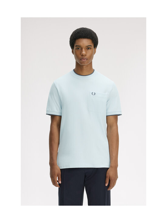 Fred Perry - Pocket Detail Pique t-paita - LIGHT ICE | Stockmann - photo 2
