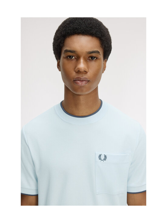 Fred Perry - Pocket Detail Pique t-paita - LIGHT ICE | Stockmann - photo 5