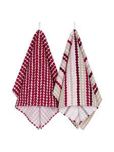 Marimekko - Pikku Räsymatto -keittiöpyyhe 2 kpl - DK.RED, MULTICOLOUR Marimekko - Pikku Räsymatto -keittiöpyyhe 2 kpl - DK.RED, MULTICOLOUR | Stockmann