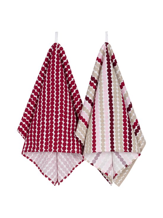 Marimekko - Pikku Räsymatto virtuves dvielis 2 gab. - DK.RED, MULTICOLOUR - photo 1 Marimekko - Pikku Räsymatto virtuves dvielis 2 gab. - DK.RED, MULTICOLOUR | Stockmann - photo 1