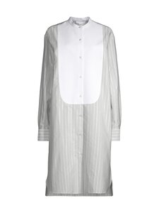 Stella McCartney - Stripe- silkki-puuvillamekko - 9215 CREAM/LIGHT BLUE | Stockmann