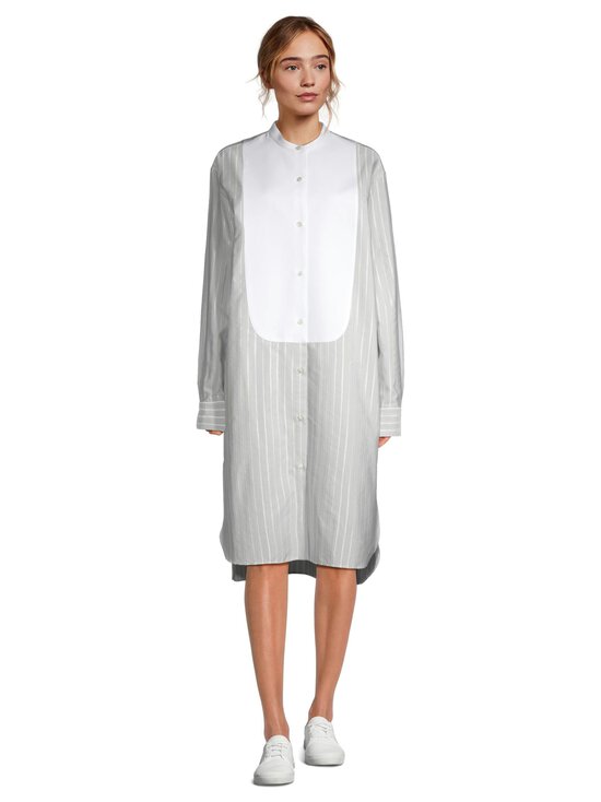 Stella McCartney - Stripe- silkki-puuvillamekko - 9215 CREAM/LIGHT BLUE | Stockmann - photo 2