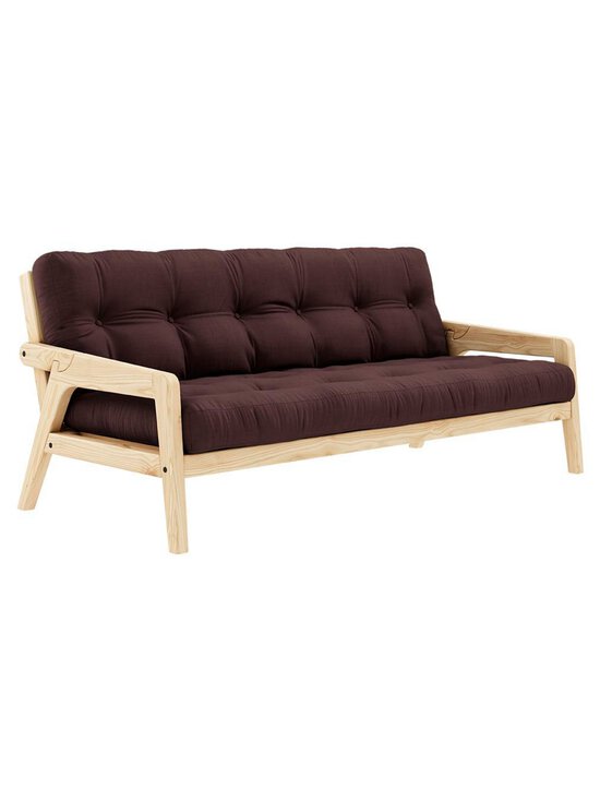 Karup - Grab-futonsohva brown/mänty L 200 cm - BROWN | Stockmann - photo 1