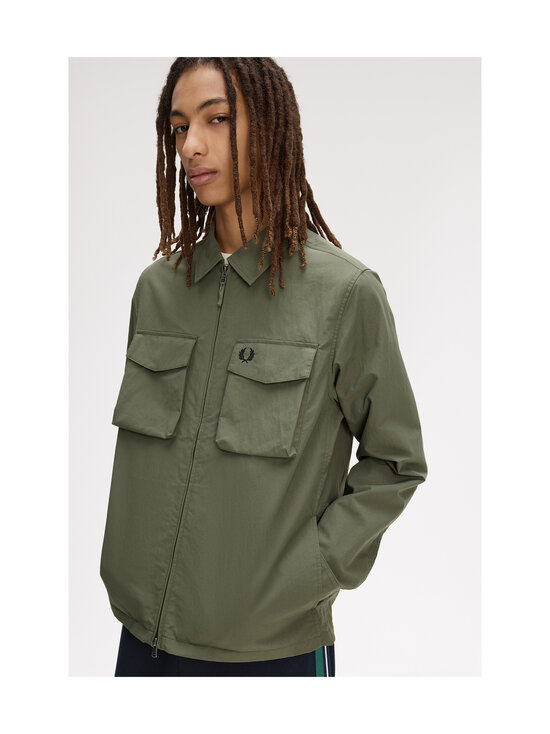 Fred Perry - Ripstop Pocket Overshirt -paita - LAUREL WREATH GREEN | Stockmann - photo 5