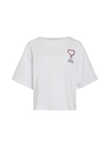 Vila - ViHabon t-paita - OPTICAL SNOW DETAIL:PINK SEQUINS + TEXT | Stockmann