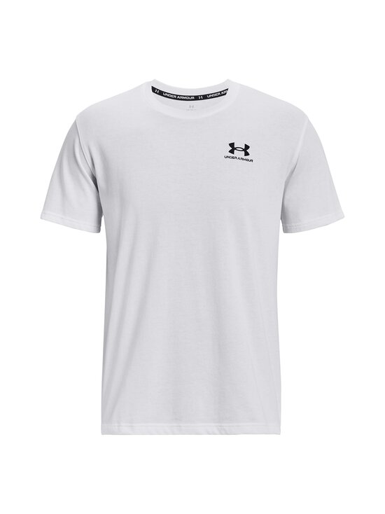 Under Armour - M Logo Embroidered Heavyweight t-paita - 100 WHITE | Stockmann - photo 1