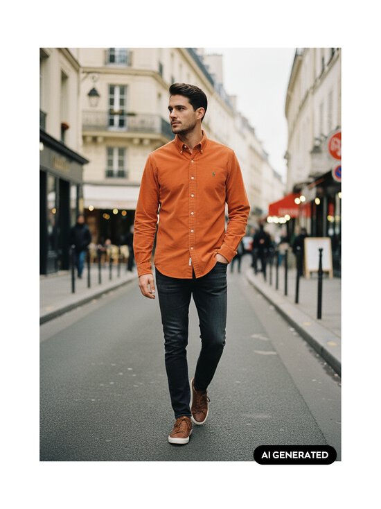 Polo Ralph Lauren - Triiksärk Sport - 508 COLLEGE ORANGE W/PINE PP | Stockmann - photo 7