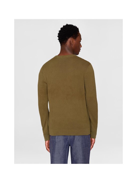 Knowledge Cotton Apparel - Regular Bubble -neulepaita - 1068 BURNED OLIVE | Stockmann - photo 4