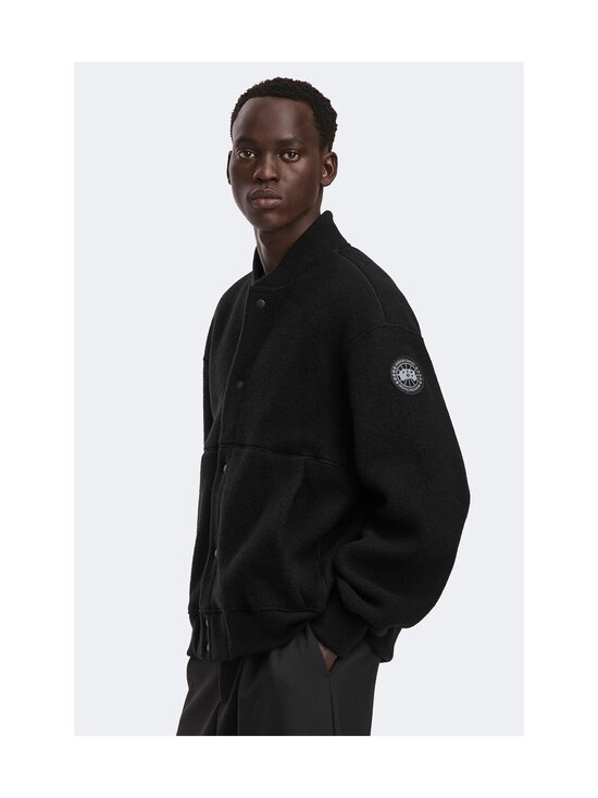 Canada Goose - Hudson Fleece Bomber -villakangastakki - 9061 BLACK - NOIR | Stockmann - photo 4