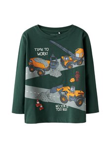 Name It - NmmOfek Tonka trikotāžas krekls - BISTRO GREEN Name It - NmmOfek Tonka trikotāžas krekls - BISTRO GREEN | Stockmann