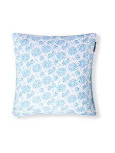 Lexington - Floral Printed Organic Cotton -tyynynpäällinen 50 x 50 cm - BLUE/WHITE | Stockmann