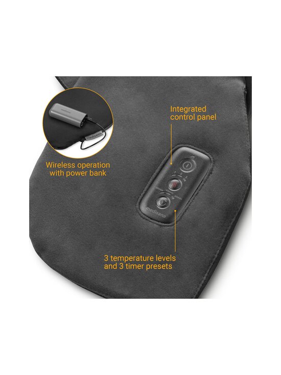 Medisana - OL150- ladattava lämpöviitta - BLACK | Stockmann - photo 3