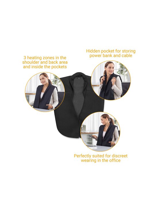 Medisana - OL150- ladattava lämpöviitta - BLACK | Stockmann - photo 4