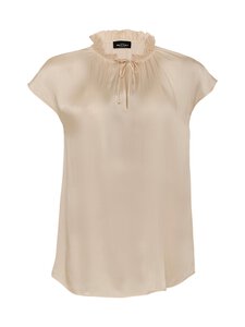 SAND Copenhagen - Matt Lalie zīda un viskozes krekls - 020 CHAMPAGNE BEIGE | Stockmann