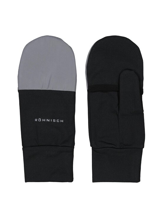 Röhnisch - Glow Running Mittens -käsineet - 0001 BLACK | Stockmann - photo 1