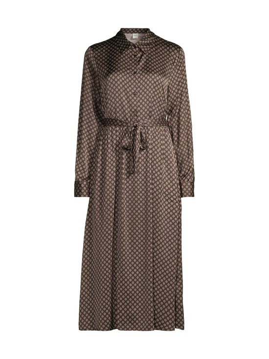 NOOM - Elaina-satiinipaitamekko - BROWN PRINT COMBO | Stockmann - photo 1