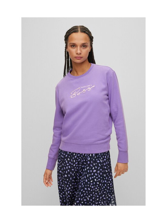 BOSS - Motive-collegepaita - 527 BRIGHT PURPLE - photo 2 BOSS - Motive-collegepaita - 527 BRIGHT PURPLE | Stockmann - photo 2