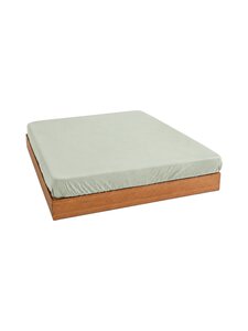 Movesgood - Bamboo- muotoonommeltu aluslakana - FOG GREEN | Stockmann