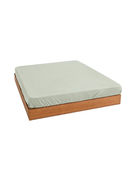 Movesgood - Bamboo- muotoonommeltu aluslakana - FOG GREEN | Stockmann - photo 1