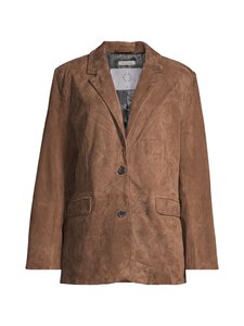 Human Scales - Tova-mokkanahkatakki - 300 DK. BROWN | Stockmann