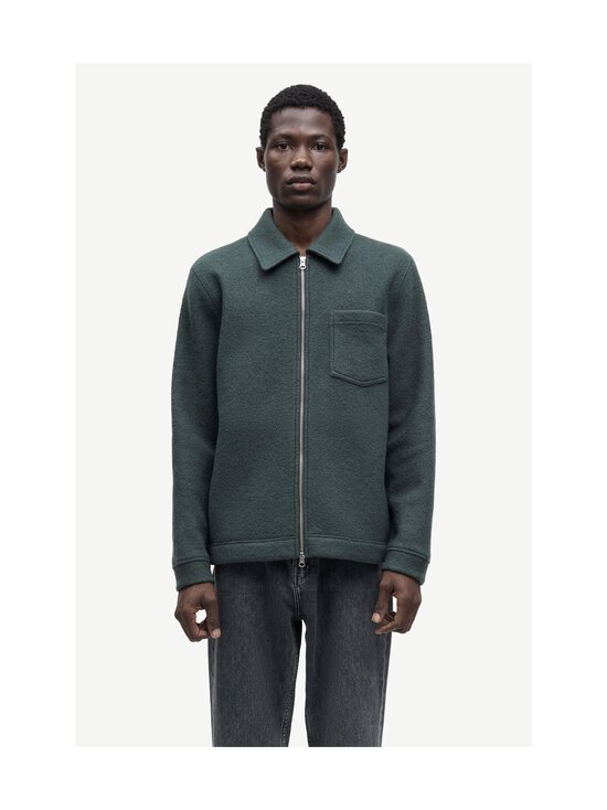 Samsoe Samsoe - Hannes Full Zip -takki - CLR002395 DARK EVERGREEN | Stockmann - photo 1
