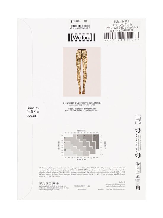 Wolford - Sukkpüksid Leo 20 den - 9952 UMBER/BLACK | Stockmann - photo 2